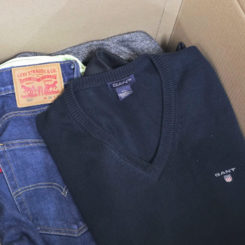 Sorted used clothing 20 kg MIX – men's