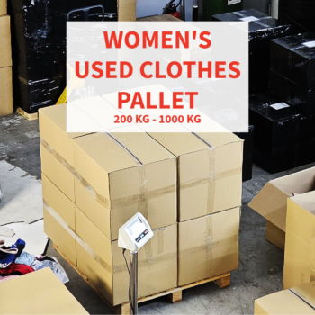 Women’s Used Clothing Pallet (200 - 1000 kg)